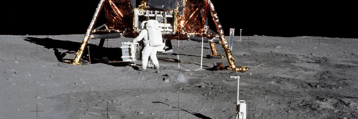 Lunar surface — NASA Apollo photograph
